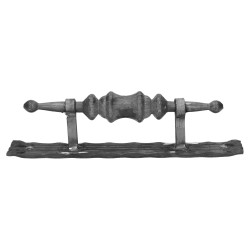 Úchyt kovaný 280x90mm, odsadenie 61mm, bez povrchovej úpravy Úchyt kovaný 280x90mm, odsadenie 61mm, bez povrchovej úpravy